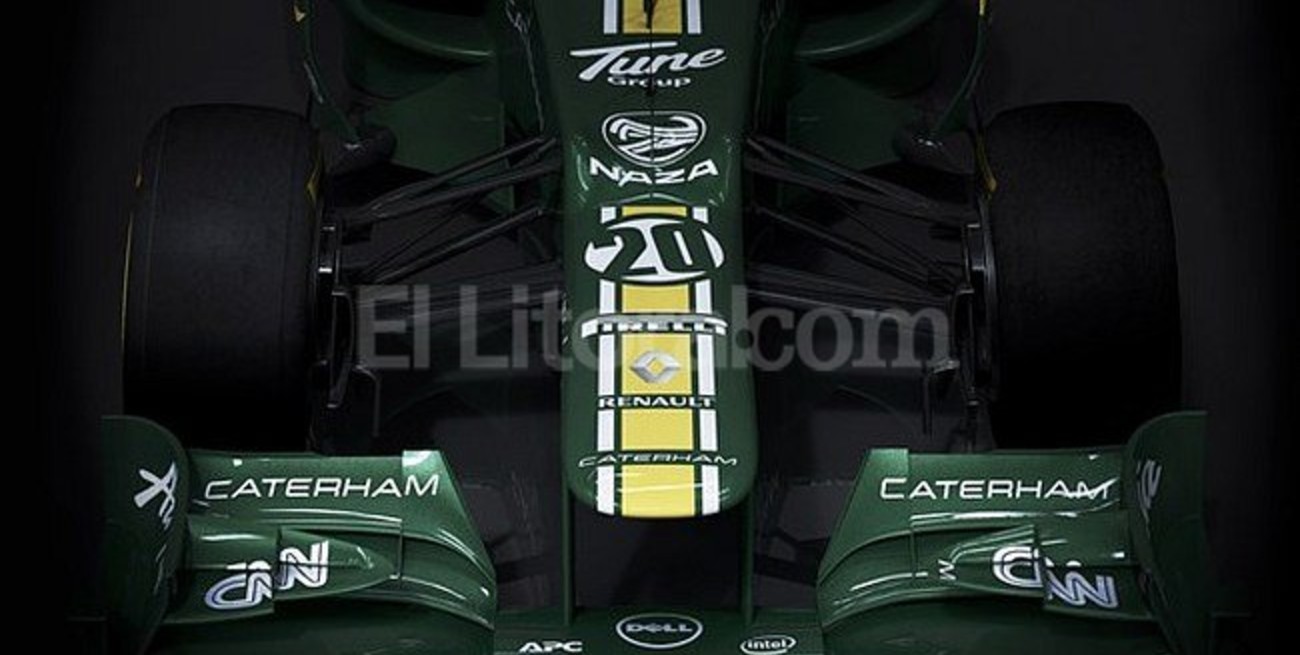 Caterham fue el primero en presentar el auto