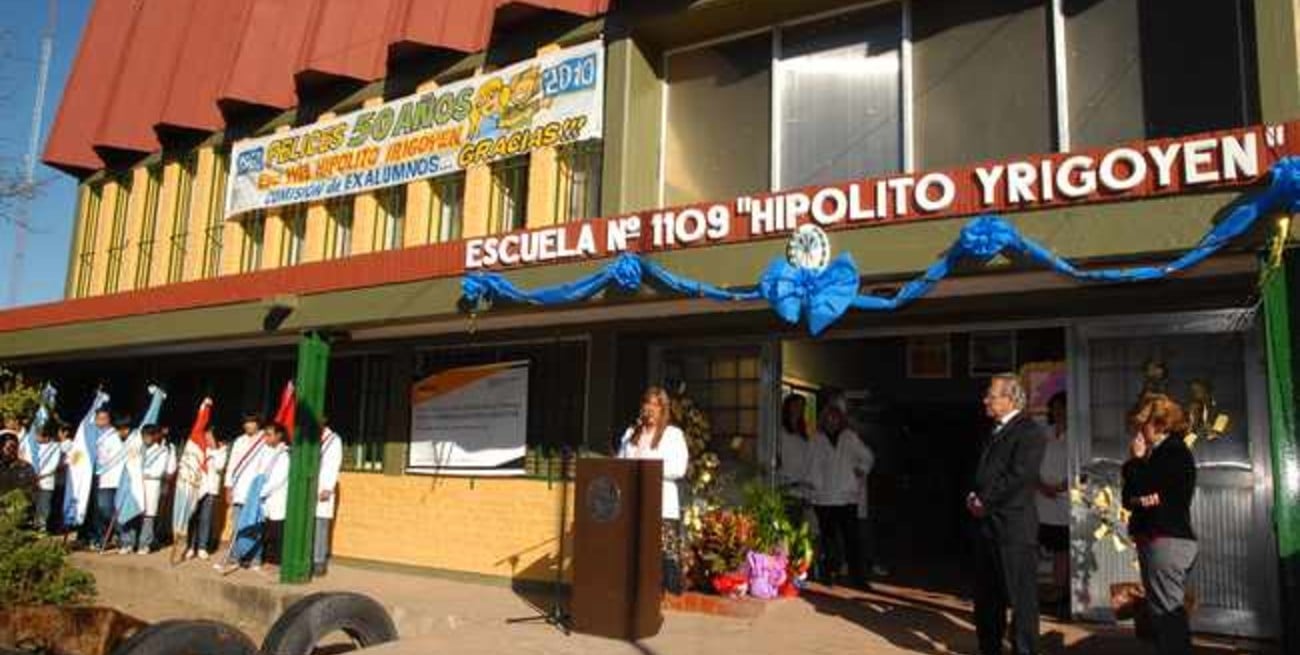 Celebró sus 50 abriles de vida la escuela Yrigoyen