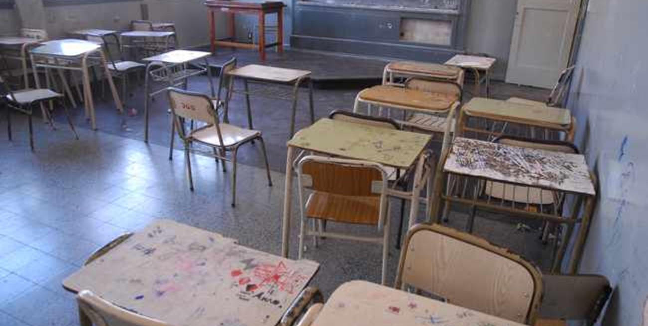 El paro docente se sintió fuerte