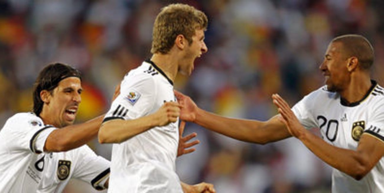 Alemania aplastó a Inglaterra
