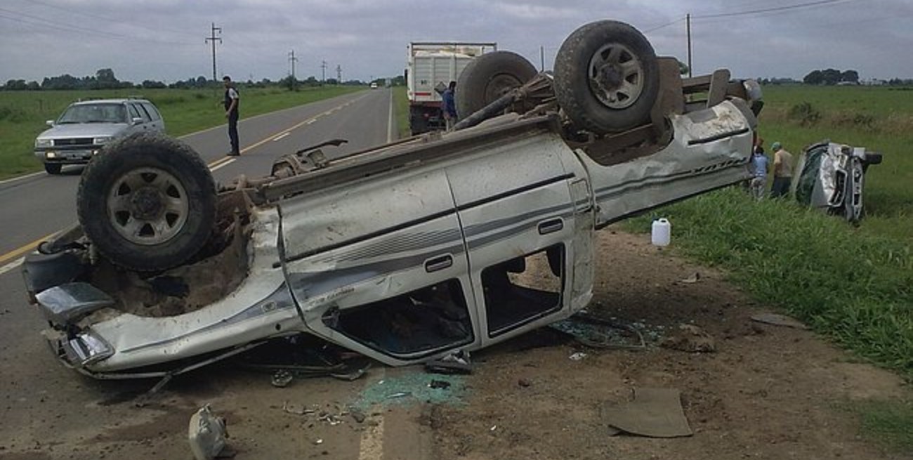 Falleció la mujer lesionada en el choque de camionetas de ruta 6