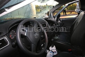 Violento choque en la autovía 168