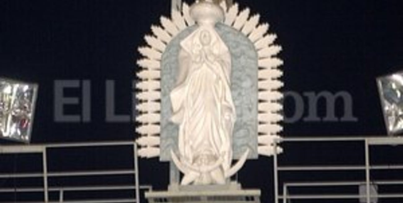 Colón retiró la Virgen de Guadalupe de su estadio