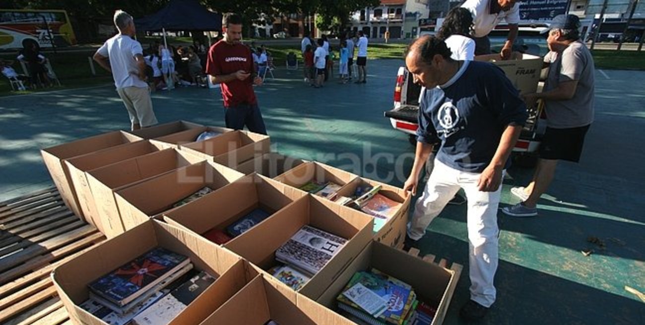 Lograron reunir 2.718 libros en el maratón del Parque del Sur