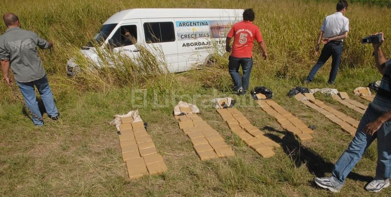 Marihuana en vehículo oficial