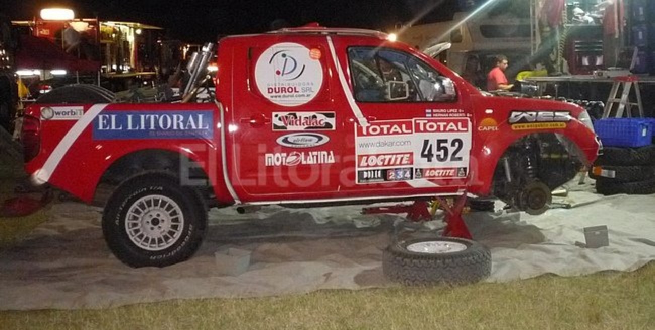 El Santa Fe Dakar Team gana posiciones