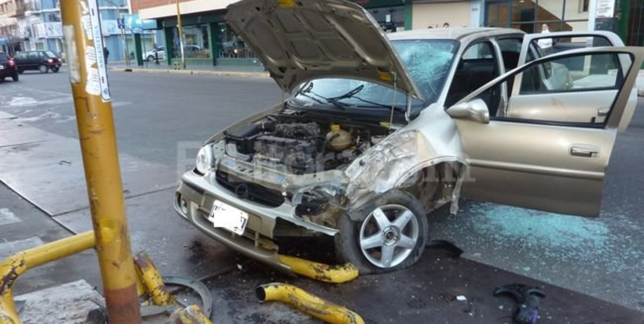 Impresionante choque en La Recoleta