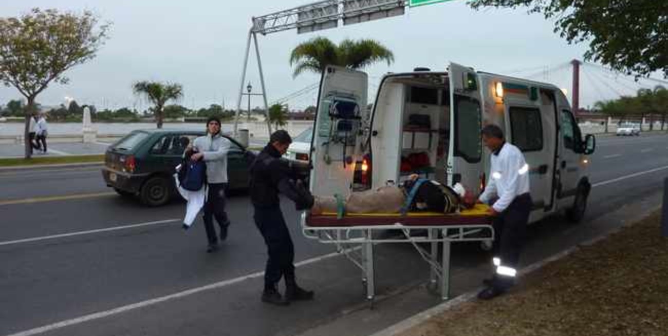 Un "fierrazo" en la cabeza