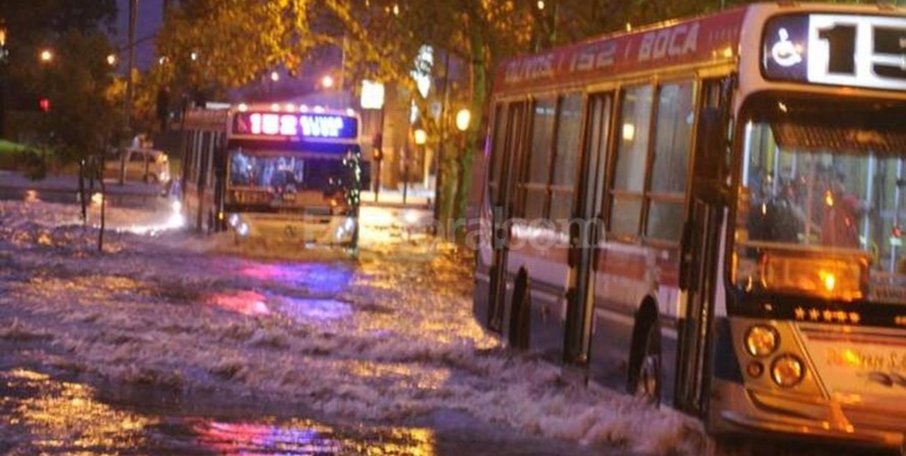 Nuevas lluvias en la Capital Federal causaron anegamientos