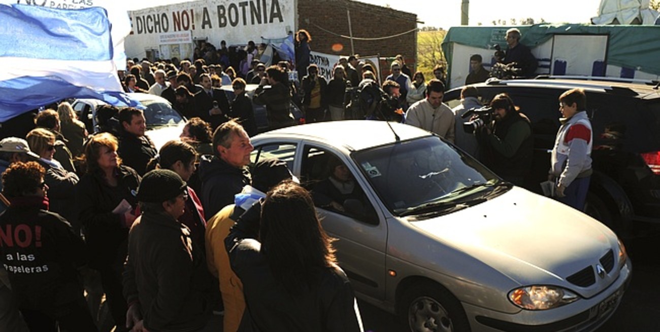 Los asambleístas de Gualeguaychú levantaron el corte sobre la ruta 136