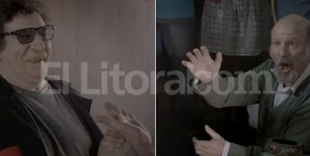 Charly García y el "Tano" Pasman juntos