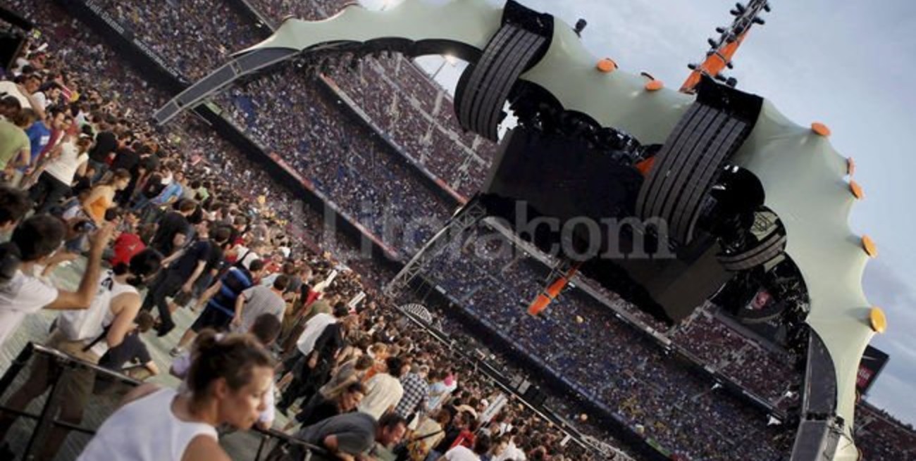Comienzan a montar el escenario de U2 en La Plata