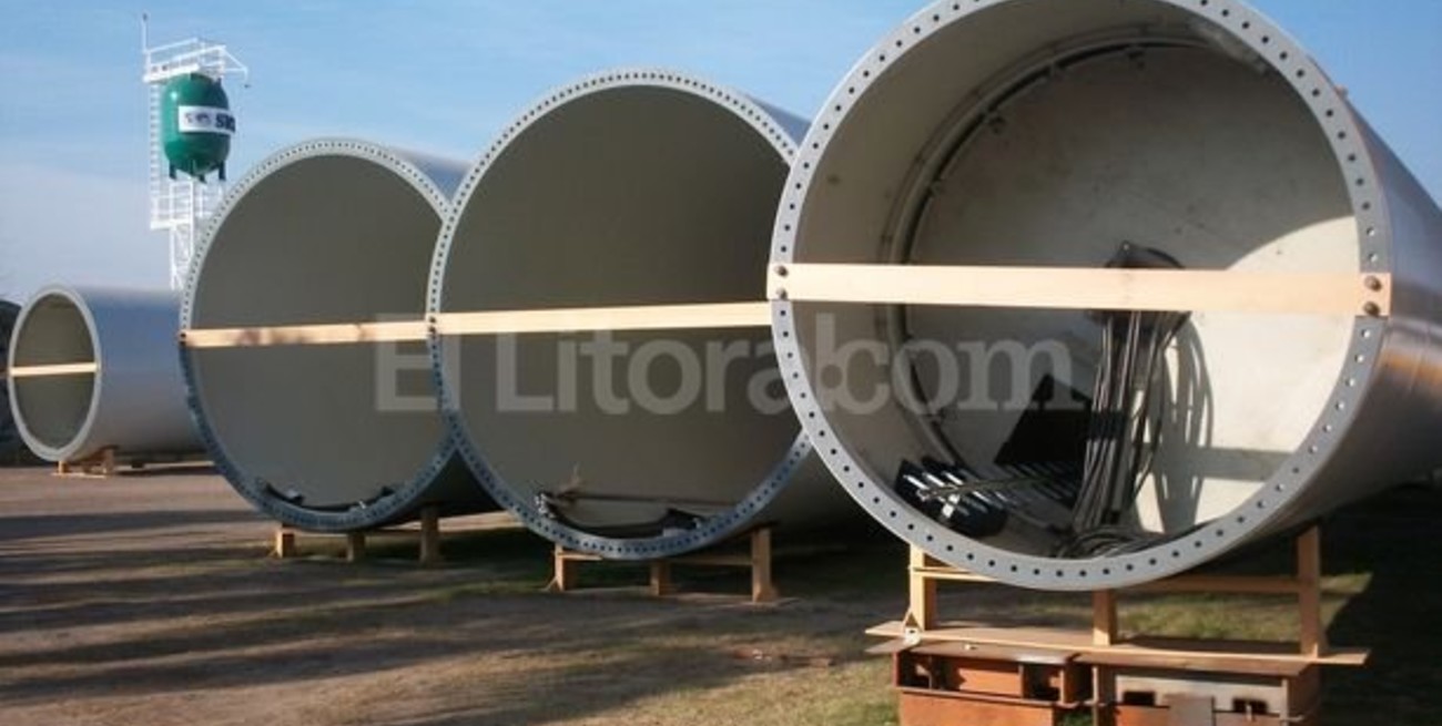 Industria esperancina pionera en la fabricación de torres eólicas