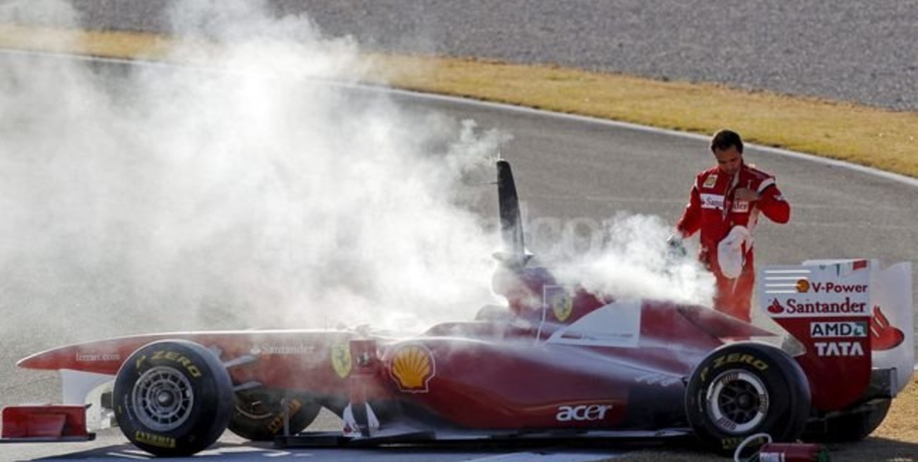 Mal comienzo de año para la Ferrari de Massa