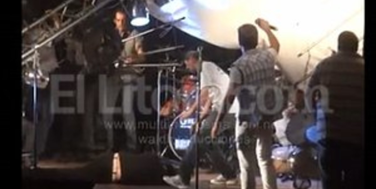 Un cuartetero cordobés resultó herido durante un show