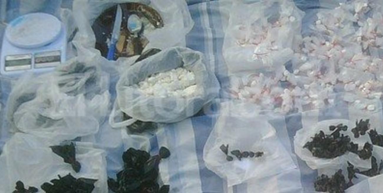 Secuestran cocaína en una vivienda del barrio Santa Rosa de Lima