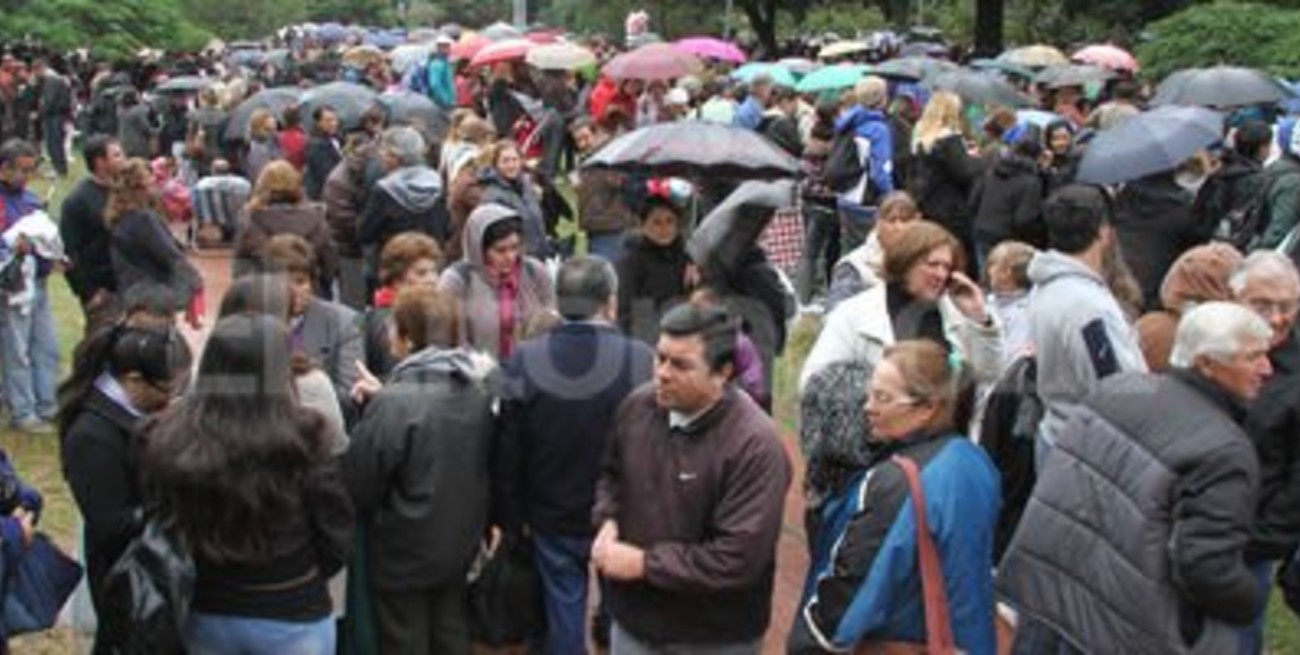 Una multitud fue a ver al padre Ignacio en Paraná