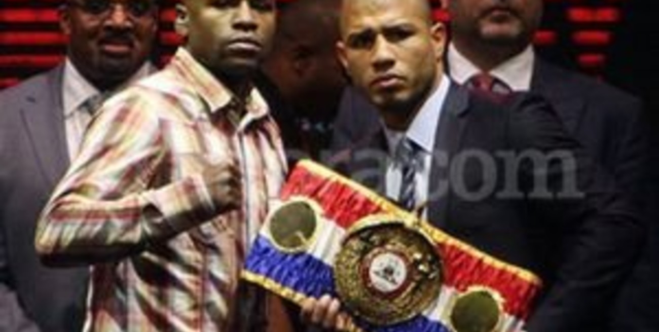 Floyd Mayweather y Miguel Cotto ya promocionan el gran combate