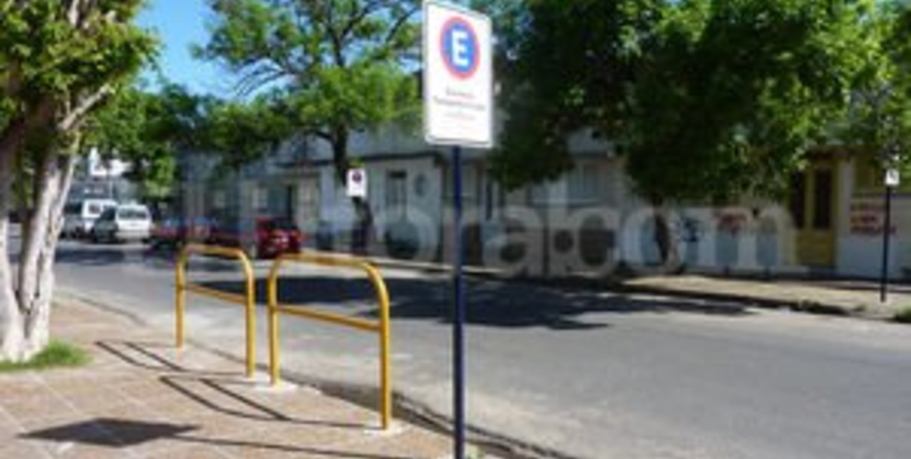 "Cartel invasor en mi vereda"