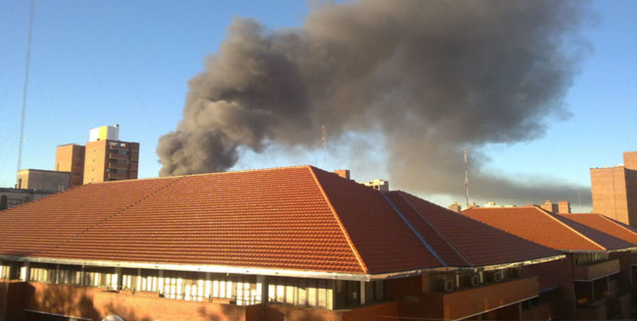 Se incendió un taller de la EPE