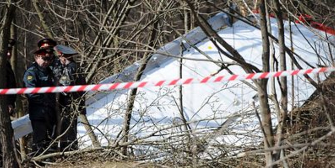 Falleció el presidente de Polonia al estrellarse su avión