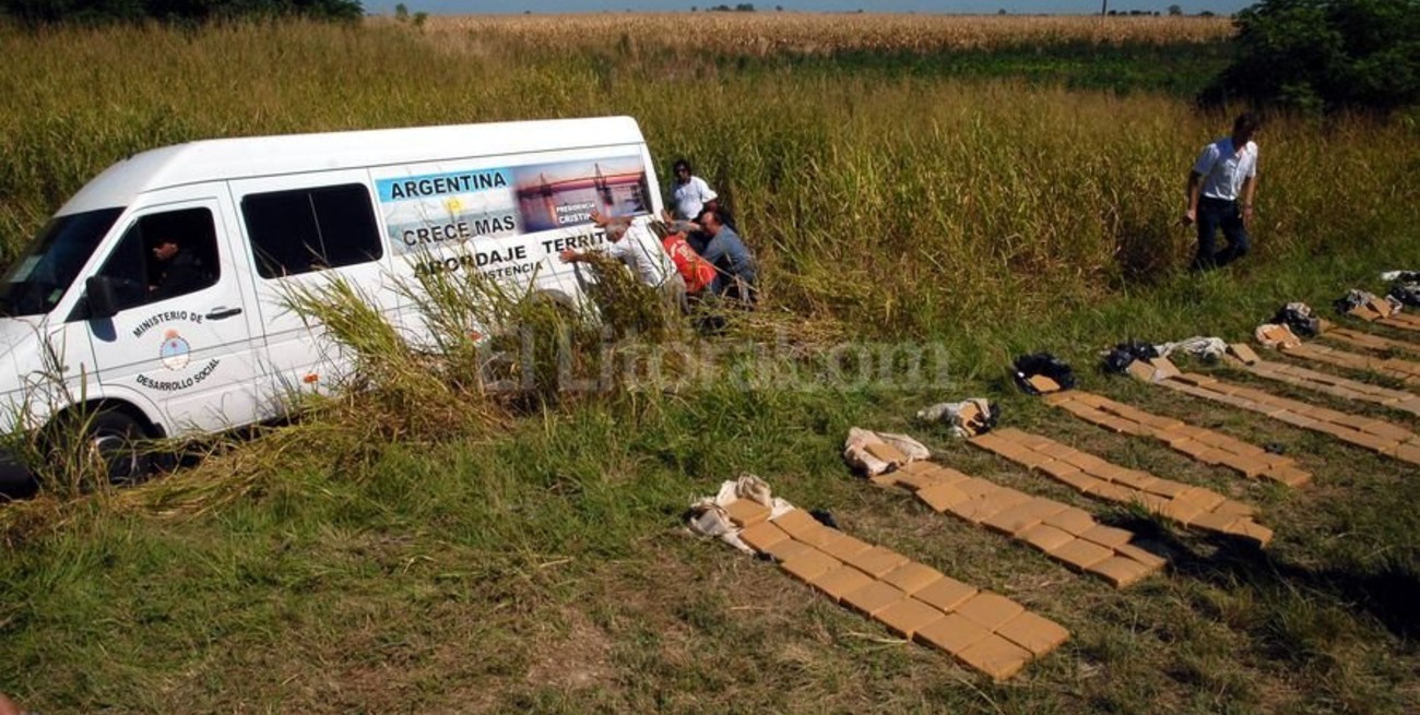 La camioneta con droga estaba "afectada" a Desarrollo Social