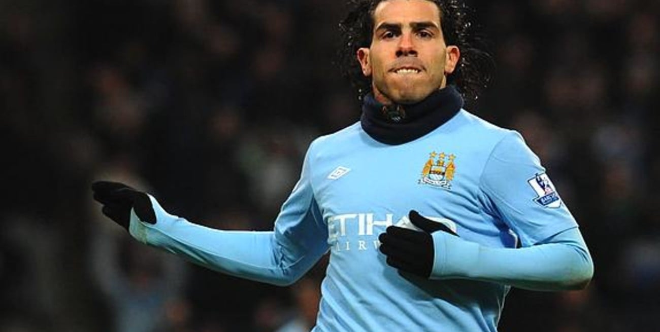 Tres goles de Tevez para el Manchester City