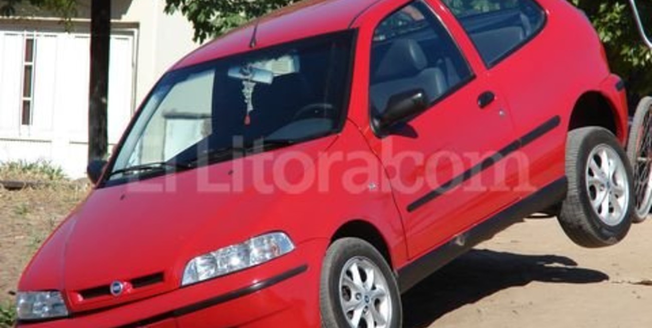 Colapsó el terraplén de calle Larrea y Dorrego