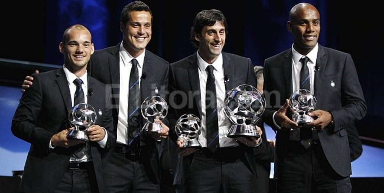 Diego Milito fue elegido Mejor Jugador de la temporada 2009/10 del fútbol europeo