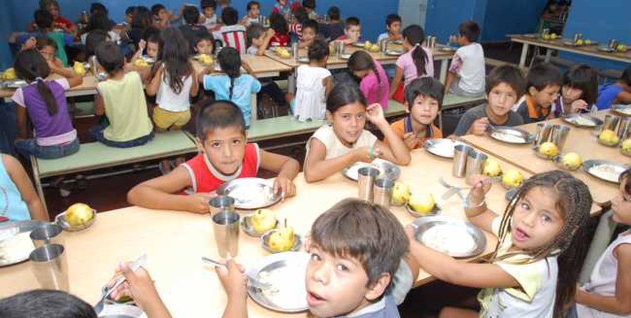Cooperadoras piden actualizar las partidas de comedor escolar