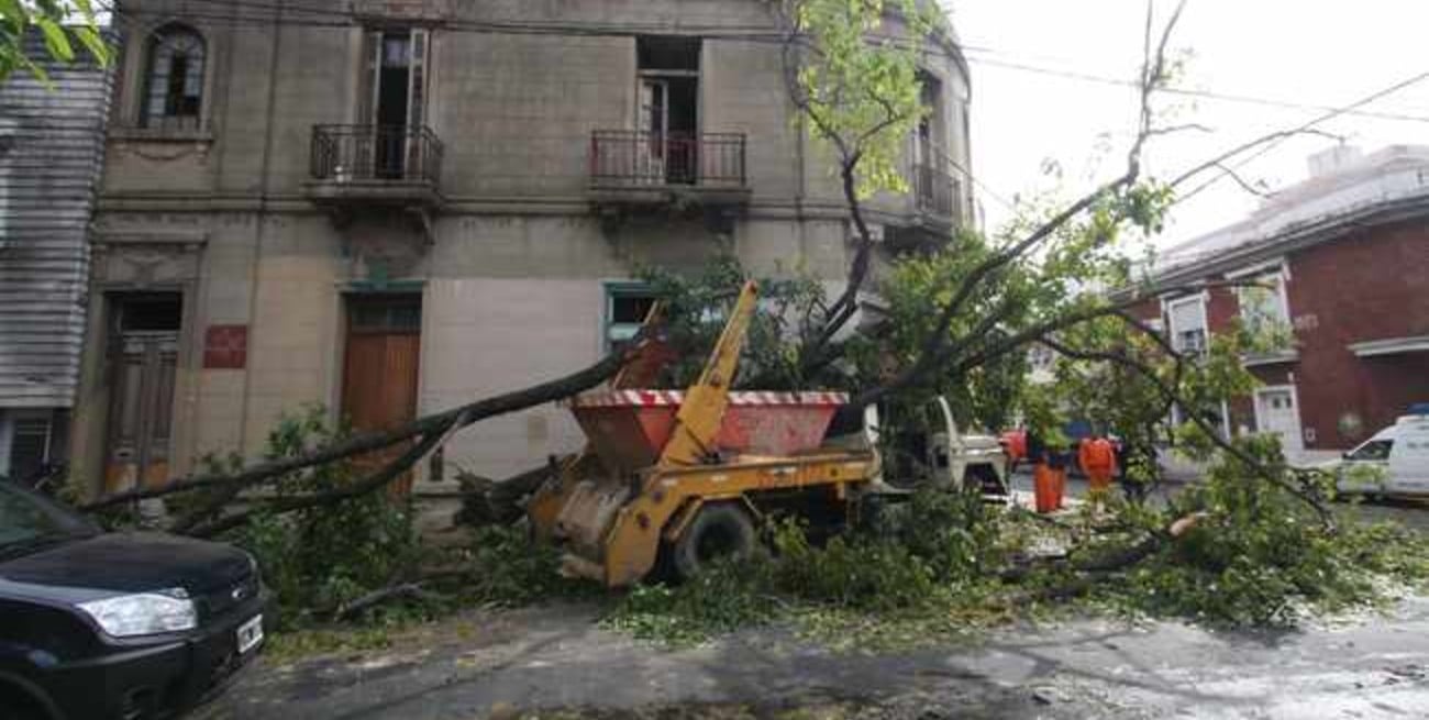 Fuera de control en pleno centro