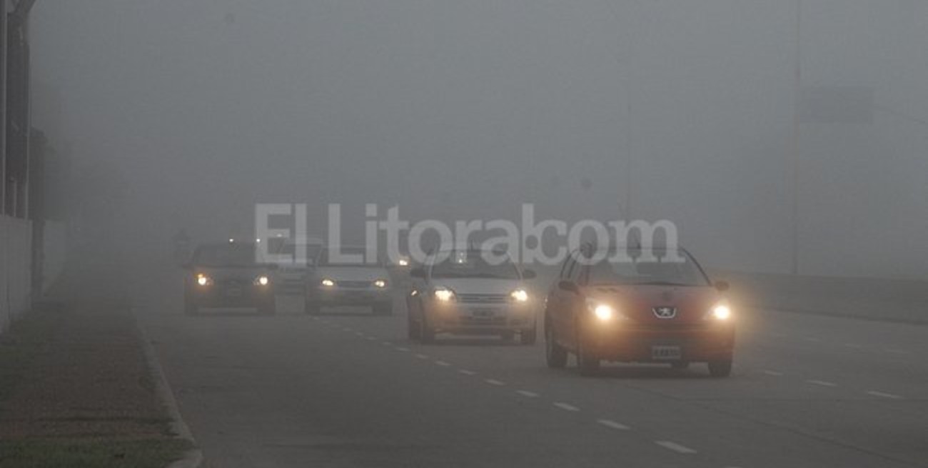 Continúa el pronóstico de nieblas y neblinas intensas en la provincia de Santa Fe