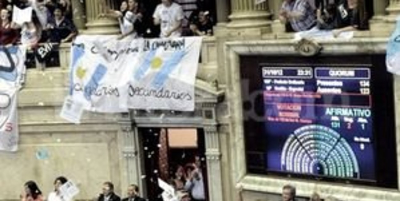 El Gobierno publicó en el Boletín Oficial la promulgación de la ley de voto joven