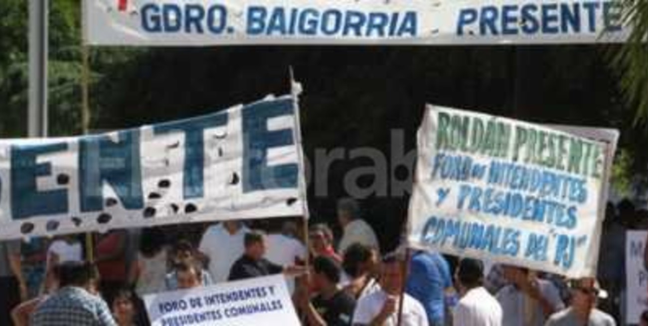 Intendentes y presidentes comunales presentaron un reclamo por seguridad