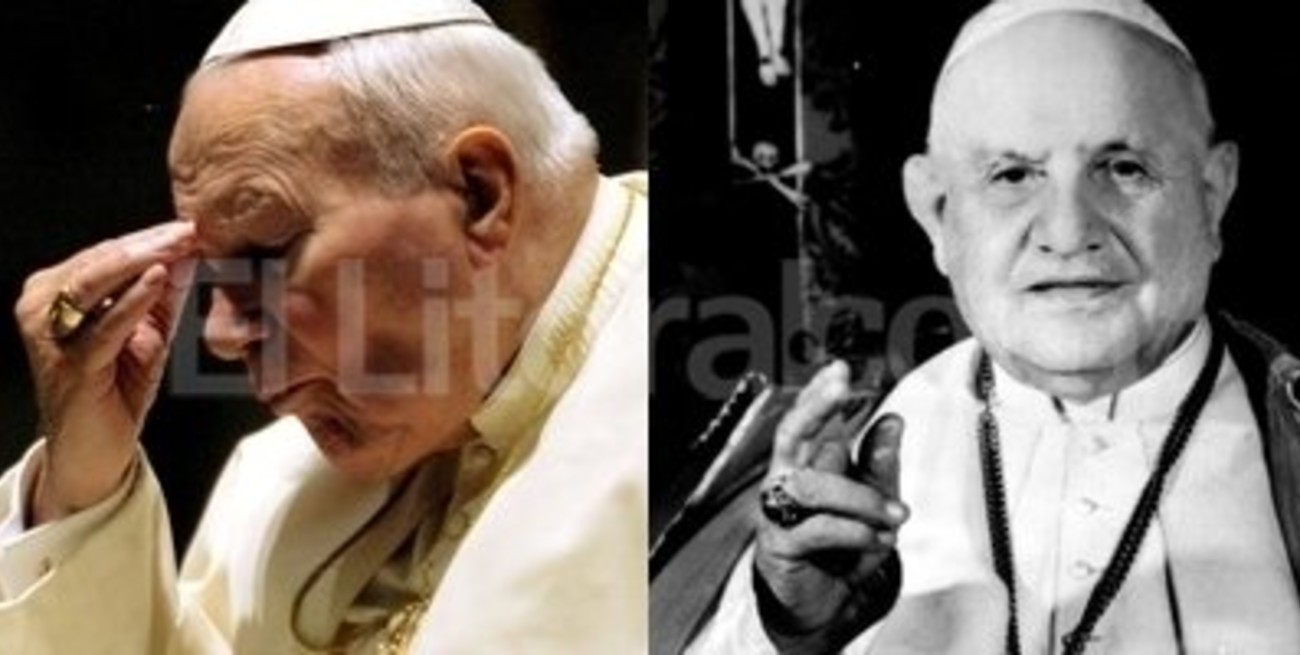 Canonizarán a los Papas Juan Pablo II y Juan XXIII