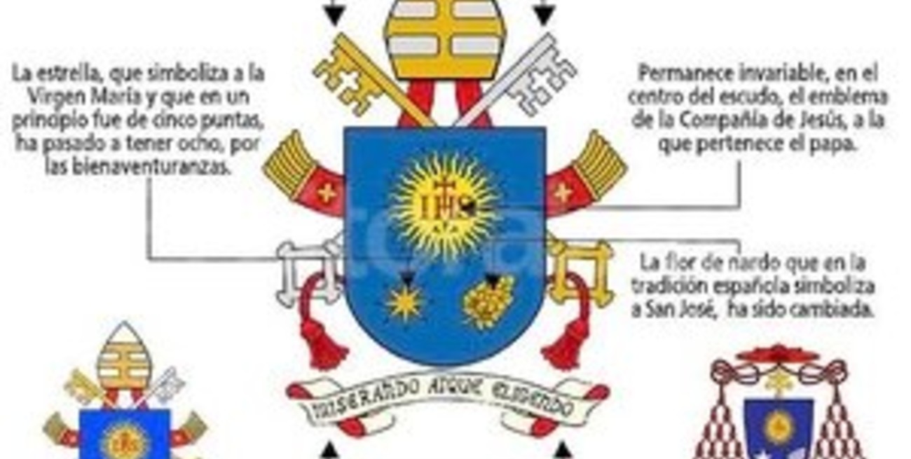 Realizan modificaciones al escudo del Papa