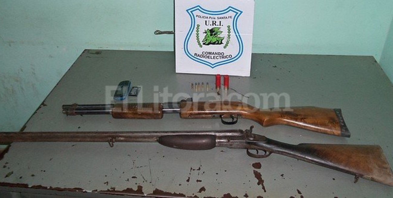 Detenido con una escopeta en su poder