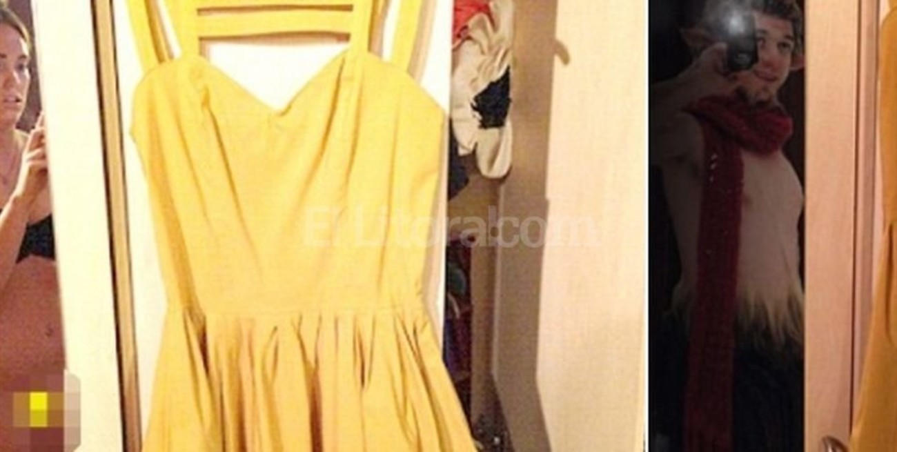 Publicó un vestido en eBay y por accidente salió desnuda en la foto