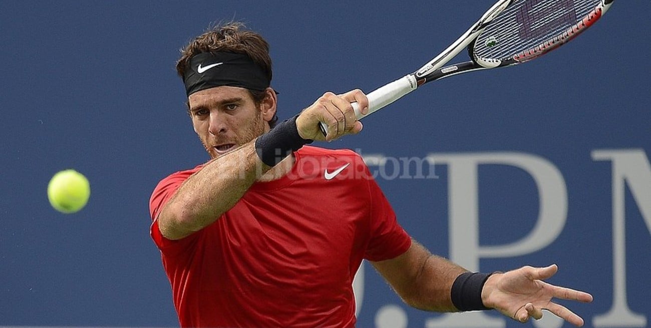 Del Potro retiró a Andy Roddick