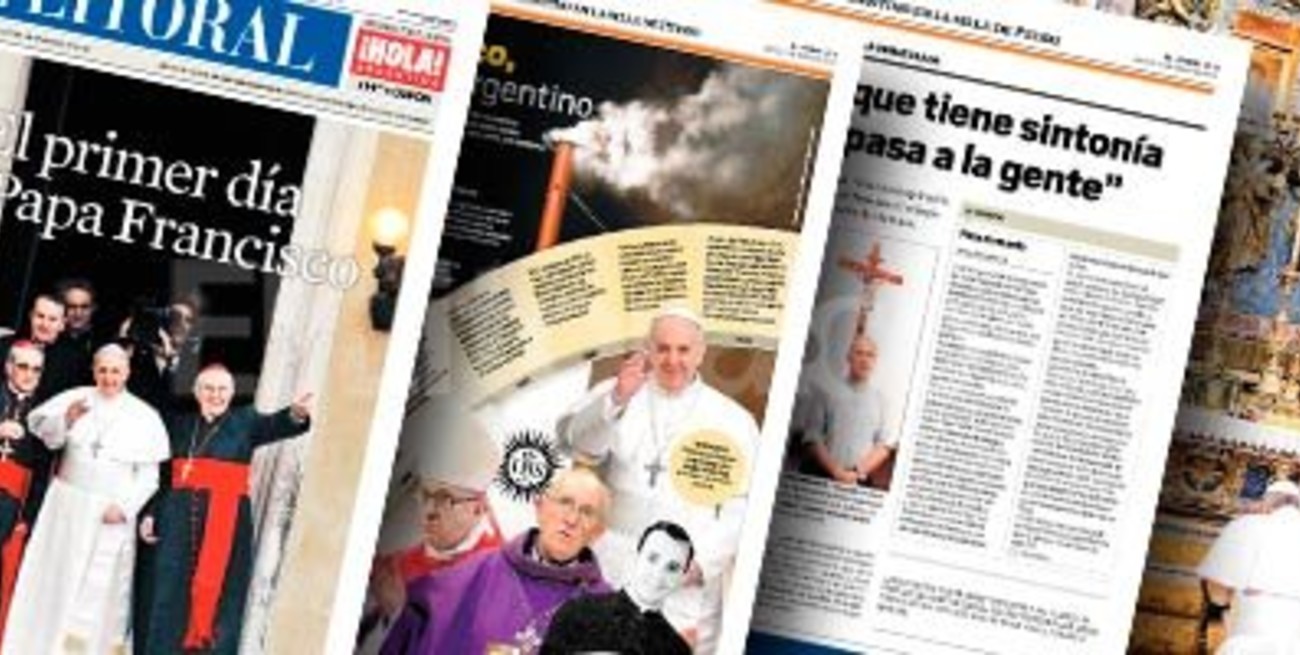 Navegá la edición impresa: "El primer día del Papa Francisco"
