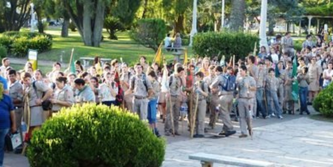 Esperanza fue sede de un encuentro de scouts
