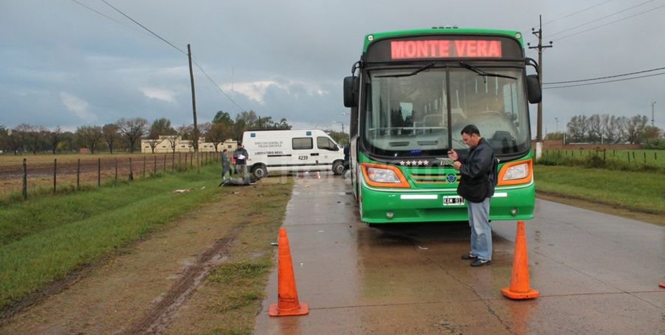 Choque fatal en Angel Gallardo