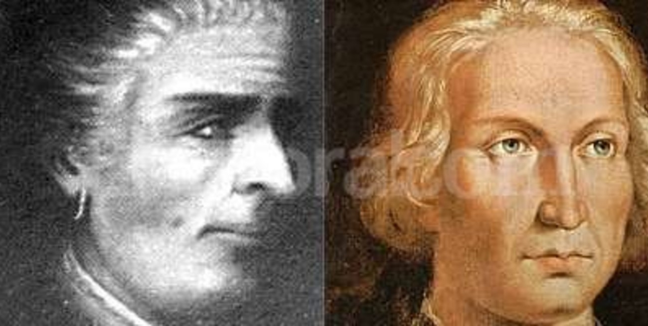 Cristóbal Colón y Juana Azurduy