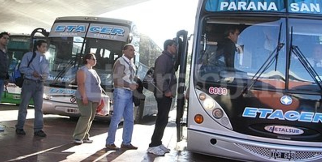 Inesperado y significativo incremento del pasaje de colectivo entre Santa Fe y Paraná