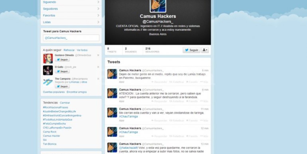 Cerraron la cuenta del hacker que publicó fotos íntimas de famosos