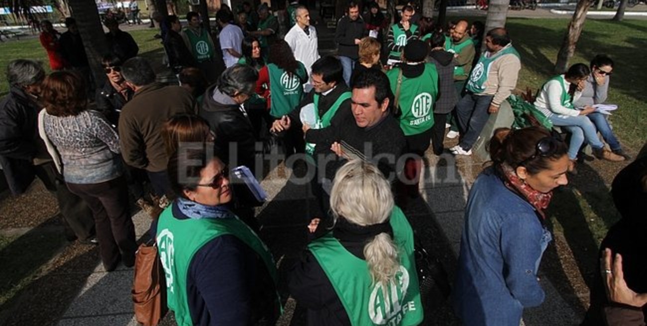 Protesta del personal del Hospital de Niños