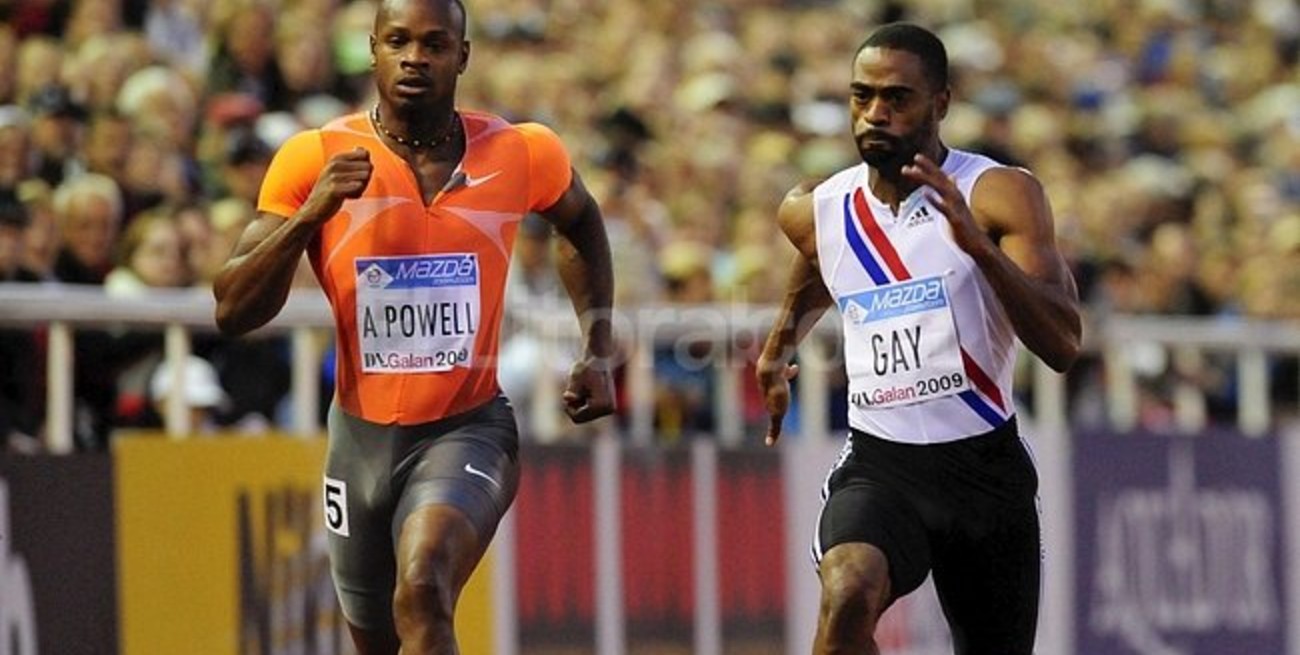 Los velocistas Tyson Gay y Asafa Powell reconocen dóping positivo