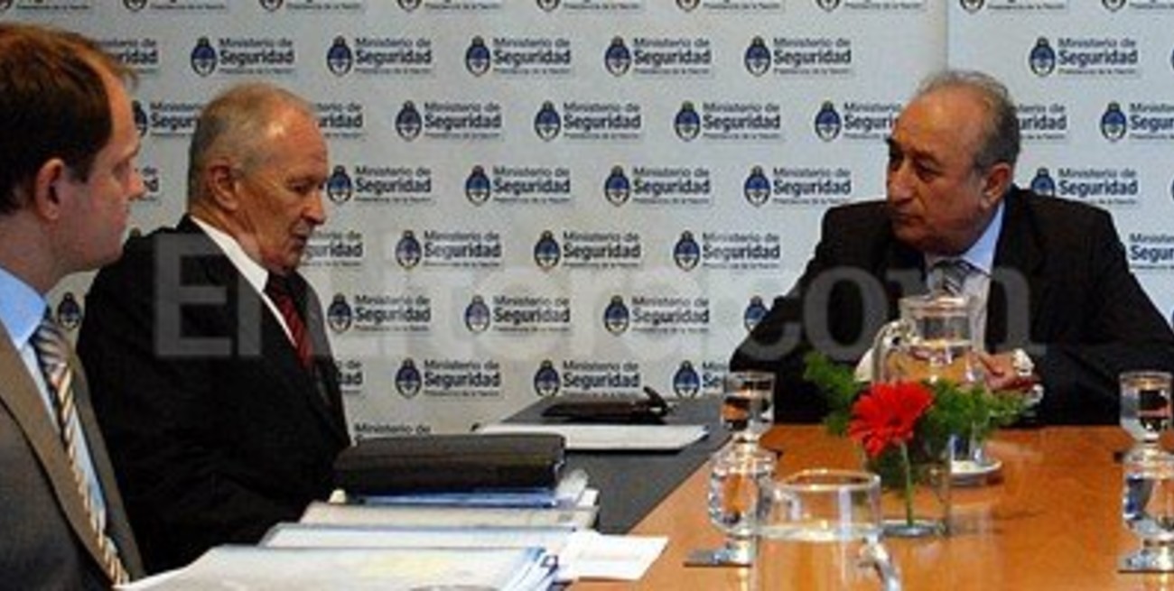 Raúl Lamberto se reunió con el Ministro de Seguridad de la Nación