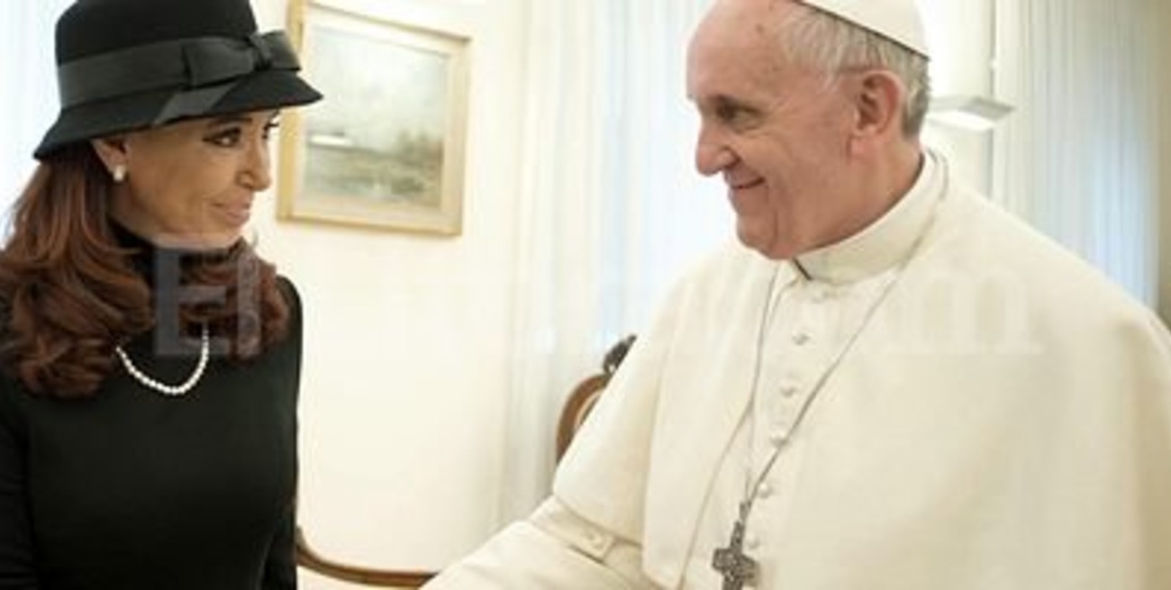 Distendido primer encuentro entre el papa Francisco y Cristina