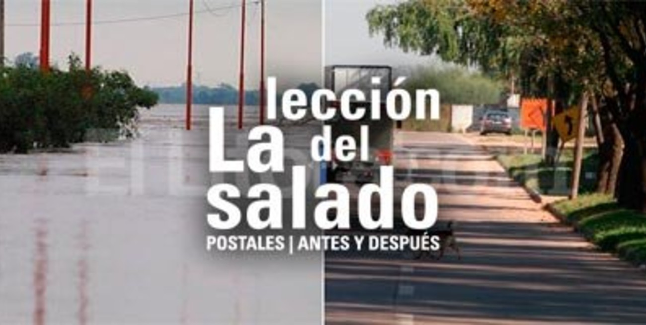 Inundación 2003, antes y después